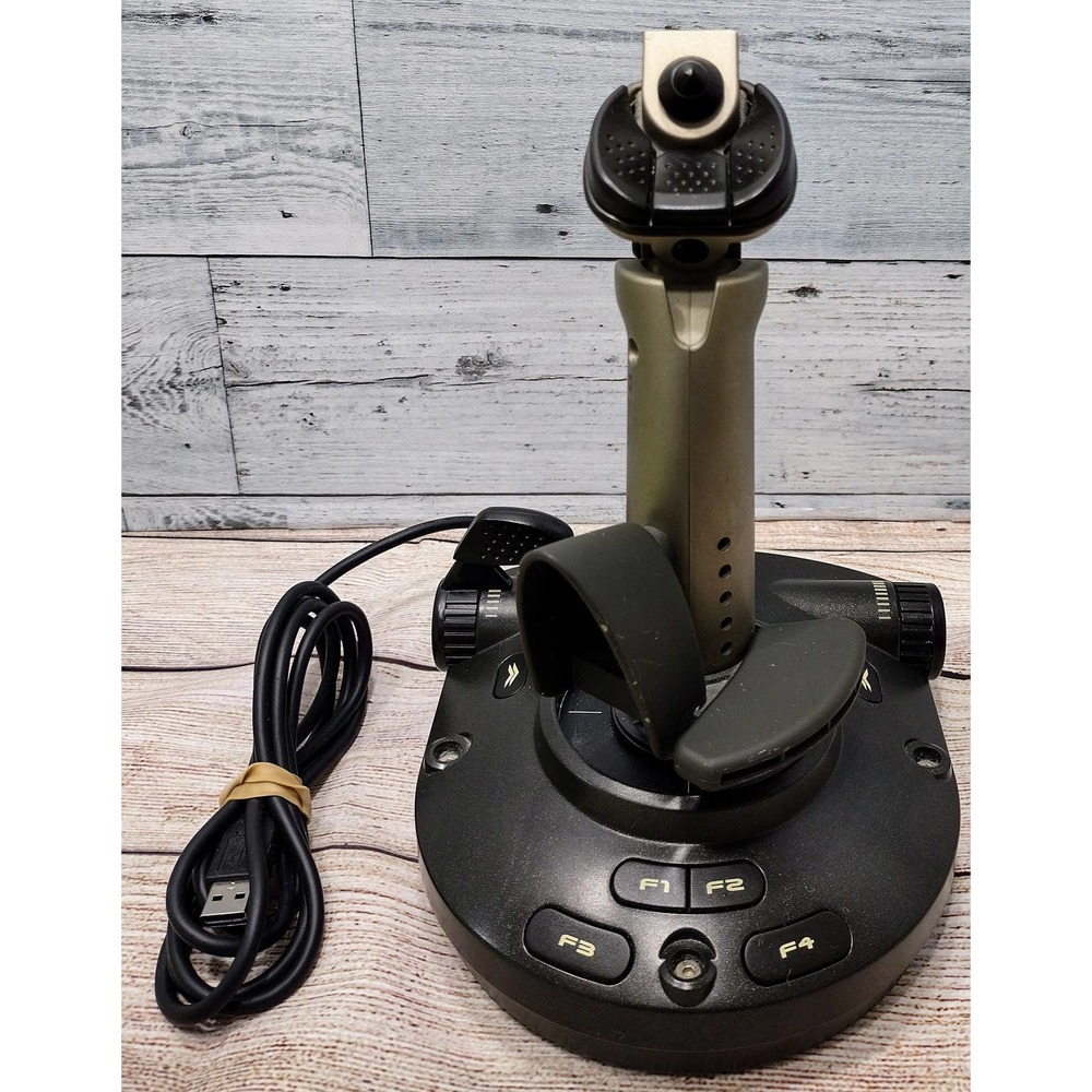 Saitek Cyborg 3D Gold USB Joystick! Flight Controller! Great Cond! Retail $117!